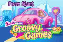 Barbie Groovy Games (E)(Patience) Title Screen