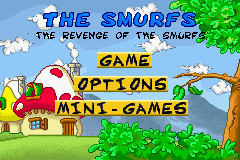 The Revenge of the Smurfs (E)(Patience) Title Screen