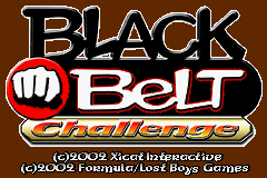 Black Belt Challenge (E)(Venom) Title Screen