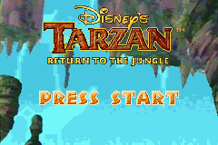 Disney's Tarzan - Return to the Jungle (U)(Mode7) Title Screen