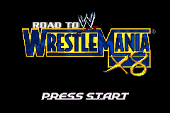 WWE - Road to Wrestlemania X8 (U)(Mode7) Title Screen