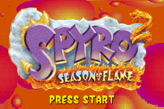 Spyro 2 - Season of Flame (E)(Patience) Title Screen
