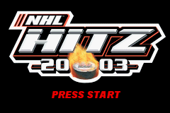 NHL Hitz 20-03 (U)(Independent) Title Screen