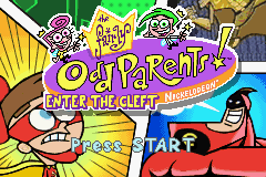 The Fairly OddParents - Enter The Cleft (U)(Mode7) Title Screen