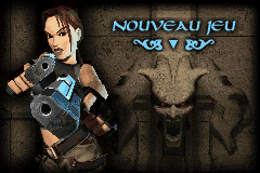 Lara Croft Tomb Raider - The Prophecy (E)(Mode7) Title Screen