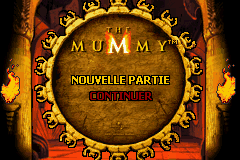 The Mummy (E)(Menace) Title Screen