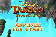 Disney's Tarzan - L'appel de la Jungle (F)(Patience) Title Screen