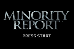 Minority Report (U)(Venom) Title Screen