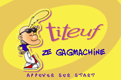 Titeuf - Ze Gagmachine (F)(Patience) Title Screen