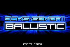 Ballistic - Ecks vs. Sever 2 (E)(Patience) Title Screen