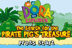 Dora the Explorer - The Search for Pirate Pig's Treasure (U)(Eurasia) Title Screen