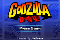Godzilla Domination (U)(Dumper) Title Screen