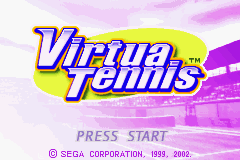 Virtua Tennis (E)(Patience) Title Screen