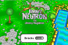 Jimmy Neutron vs. Jimmy Negatron (G)(Mugs) Title Screen