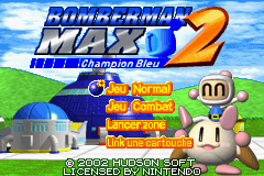 Bomberman Max 2 Blue (E)(Megaroms) Title Screen