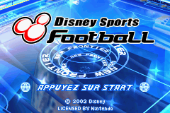 Disney Sports Football (E)(Rising Sun) Title Screen