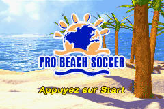 Pro Beach Soccer (E)(Patience) Title Screen