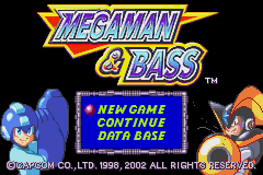 MegaMan & Bass (E)(wC) Title Screen