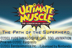 Ultimate Muscle - The Path of the Superhero (U)(Venom) Title Screen