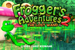 Frogger's Adventures 2 - The Lost Wand (E)(Rising Sun) Title Screen
