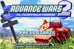 Advance Wars 2 - Black Hole Rising (U)(Mode7) Title Screen