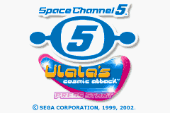 Space Channel 5 - Ulala's Cosmic Attack (U)(Mode7) Title Screen