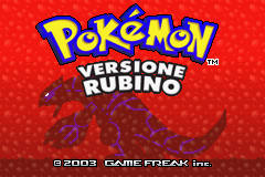 Pokemon Rubino (I)(Independent) Title Screen