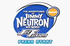 Jimmy Neutron - Jet Fusion (U)(Hyperion) Title Screen
