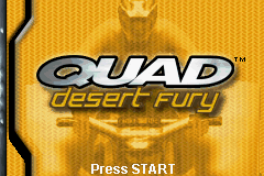 Quad Desert Fury (U)(Venom) Title Screen