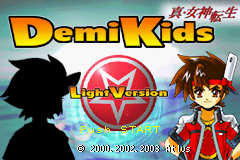 Demikids Light Version (U)(Rising Sun) Title Screen