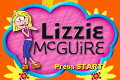 Lizzie McGuire - On The Go (U)(Hyperion) Title Screen