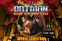Batman Rise of Sin Tzu (U)(Eurasia) Title Screen