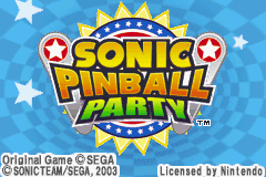 Sonic Pinball Party (E)(Endless Piracy) Title Screen