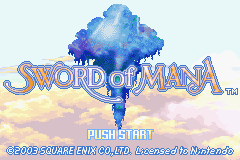 Sword of Mana (U)(Mode7) Title Screen
