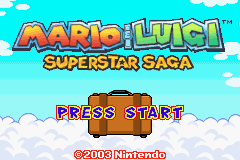 Mario And Luigi Superstar Saga (U)(Rising Sun) Title Screen