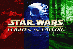 Star Wars - Flight of the Falcon (U)(Mode7) Title Screen