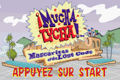 Mucha Lucha Mascaritas of the Lost Code (U)(Mode7) Title Screen
