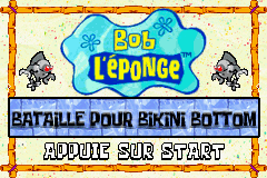 SpongeBob SquarePants - Battle for Bikini Bottom (E)(Independent) Title Screen