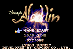 Disney's Aladdin (E)(Cezar) Title Screen