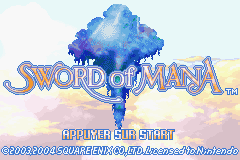 Sword Of Mana (E)(Rising Sun) Title Screen