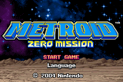 Metroid - Zero Mission (E)(Rising Sun) Title Screen