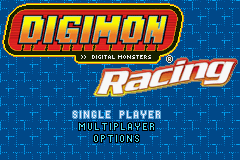 Digimon Racing (E)(Rising Sun) Title Screen
