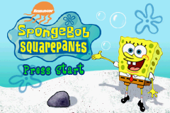 SpongeBob SquarePants Volume 2 - Gameboy Advance Video (U)(Independent) Title Screen