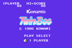 Famicom Mini - Vol 19 - TwinBee (J)(Hyperion) Title Screen