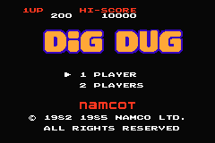 Famicom Mini - Vol 16 - Dig Dug (J)(Hyperion) Title Screen