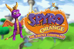 Spyro Orange - The Cortex Conspiracy (U)(Venom) Title Screen