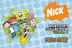 Nicktoons Collection Volume 1 - Gameboy Advance Video (U)(Psychosis) Title Screen