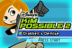 Disney's Kim Possible 2 - Drakken's Demise (U)(Rising Sun) Title Screen
