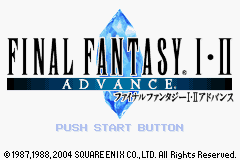 Final Fantasy I & II Advance (J)(Hyperion) Title Screen