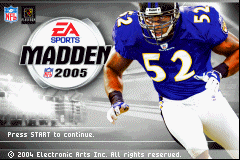 Madden NFL 2005 (U)(Venom) Title Screen